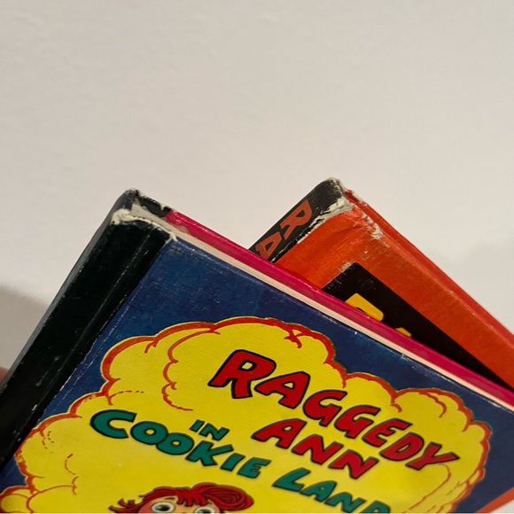 Vtg. RAGGEDY ANN STORIES/RAGGEDY ANN IN COOKIE LAND Johnny Gruelle, Lot of Two! - Picture 12 of 13
